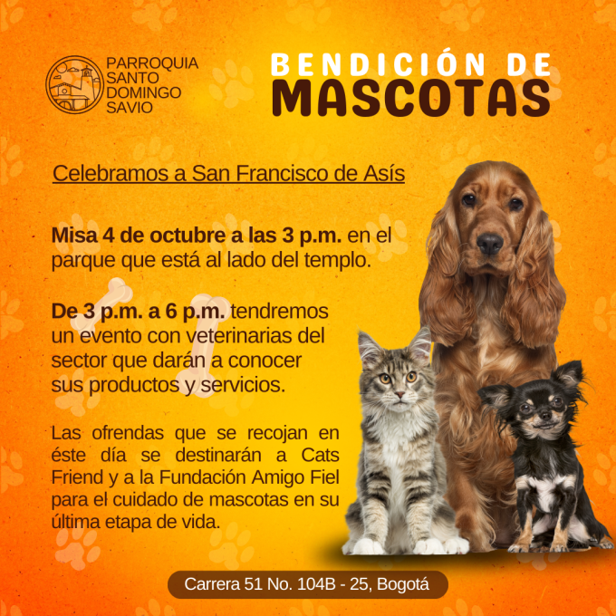 Bendición de mascotas