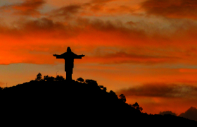 Cristo atardecer